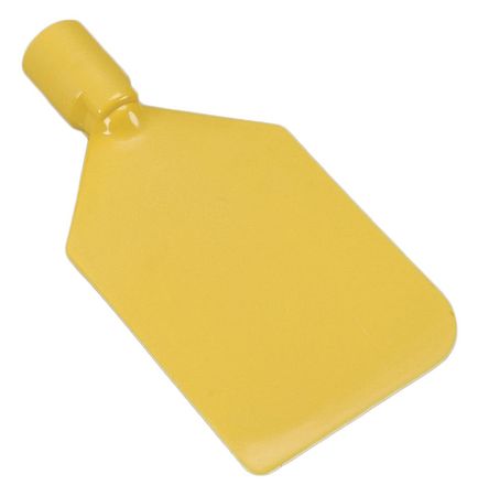 Vikan Paddle Scraper, Flex, 4-1/2 x6, Poly, Yellow 70136