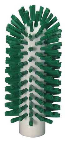 VIKAN 2 3/8 in W Tube and Pipe Brush, Stiff, Not Applicable L Handle, 5 1/2 in L Brush, Green 5380632