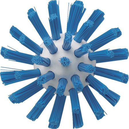 Vikan 2 3/8 in W Tube and Pipe Brush, Stiff, Not Applicable L Handle, 5 1/2 in L Brush, Blue 5380633