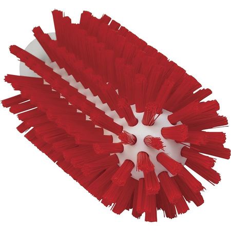 Vikan 2 3/8 in W Tube and Pipe Brush, Stiff, Not Applicable L Handle, 5 1/2 in L Brush, Red 5380634
