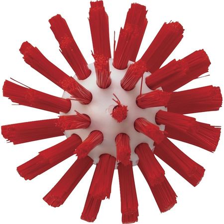 Vikan 2 3/8 in W Tube and Pipe Brush, Stiff, Not Applicable L Handle, 5 1/2 in L Brush, Red 5380634