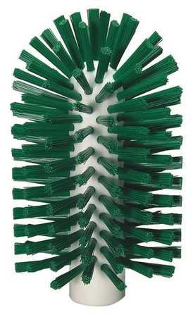 Vikan 3-1/2" W Tube and Pipe Brush, Medium, Not Applicable L Handle, 5 3/4 in L Brush, Green 5380902