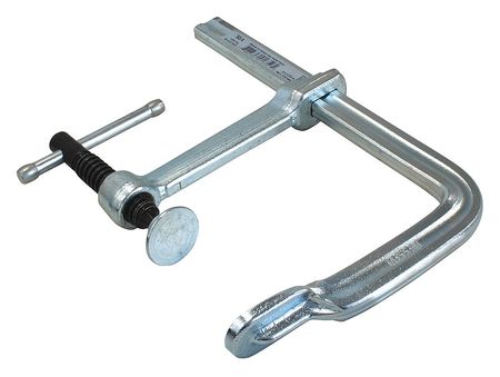 BESSEY 6 in Bar Clamp, Steel Handle and 4 3/4 in Throat Depth SQ-4