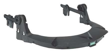 Msa Safety Faceshield Frame, for V-Gard Slotted Hat 10154604