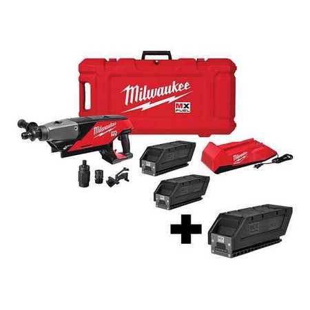 MILWAUKEE TOOL Handheld Core Drill Kit/Battery Pack MXF301-2CP, MXFCP203