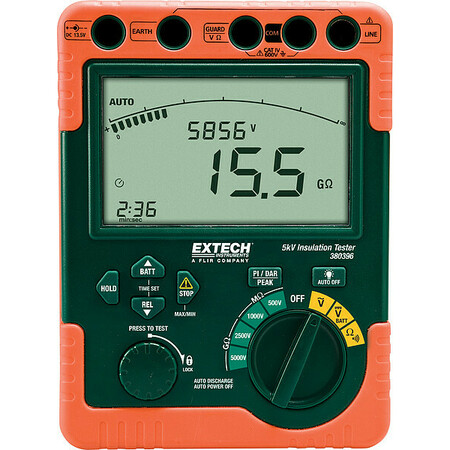 EXTECH Insulation Tester, High Voltage, 220V 380396