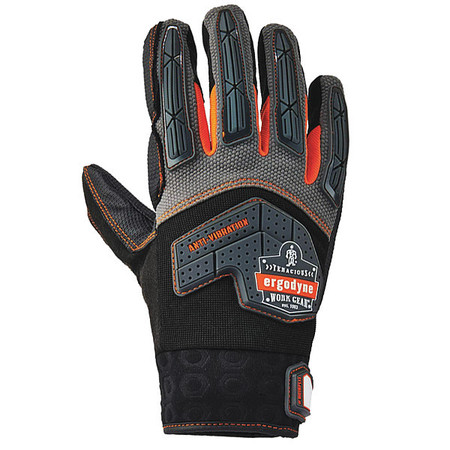 PROFLEX BY ERGODYNE Anti-Vibration Gloves, Black, XL, PR 17305