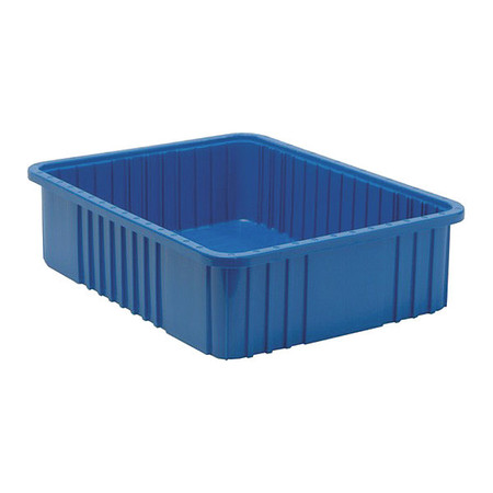 QUANTUM STORAGE SYSTEMS Divider Box, Blue, 22 1/2 in L, 17 1/2 in W, 6 in H K-DG93060BL-1