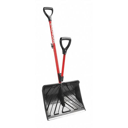 Snow Joe Snow Shovel, Poly Poly Blade Material, 18" Blade Width SJ-SHLV01-RED