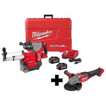 MILWAUKEE TOOL M18 FUEL 1-1/8" SDS+RtryHmr, BrkngGrndr 2915-22DE, 2980-20