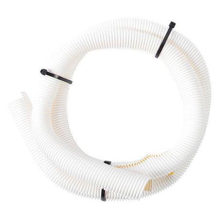 GARDNER BENDER Split Flex Tubing, Raceway, 1/2"x8 ft., Wht FLX-5008W