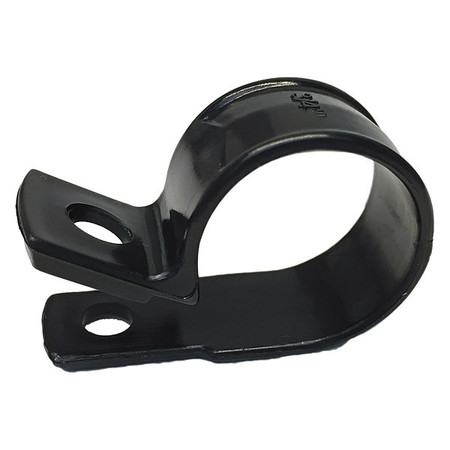 GARDNER BENDER Plastic Cable Clamp, 3/4", UVB Black, PK6 PPC-1575UVB