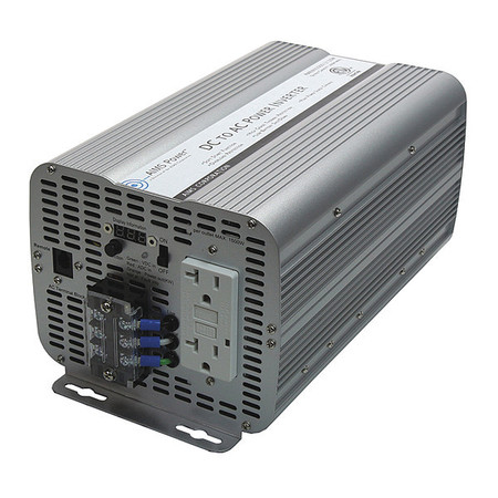 AIMS POWER Power Inverter, Modified Sine Wave, 4,000 W Peak, 2,000 W Continuous, 2 Outlets PWRINV200012120W