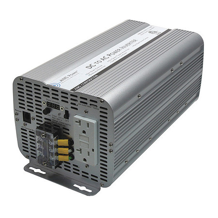 AIMS POWER Power Inverter, Modified Sine Wave, 6,000 W Peak, 3,000 W Continuous, 2 Outlets PWRINV300012120W