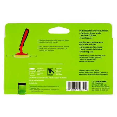 Shur-Line PaintPadRefill, 3-3/4inx7in, Plastic, Green 2006645