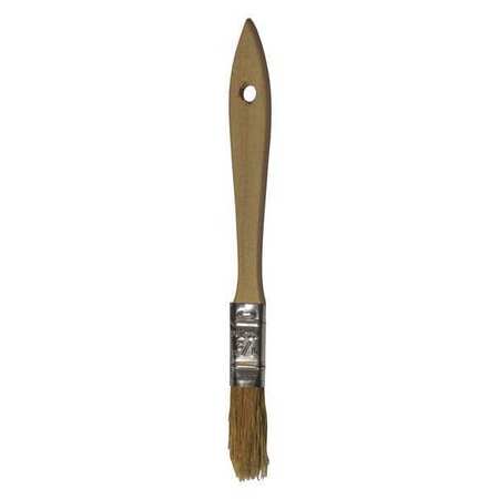 Michigan Brush 1/2" Flat Sash Paint Brush, Nylon Bristle, Wood Handle MIB-90039