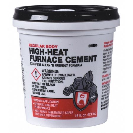Hercules Furnace Cement, High Temperature, 1 pt. 35504