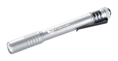 Streamlight STYLUS PRO Industrial Penlight, LED, Silver 66121