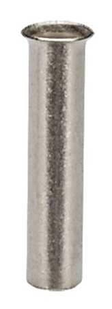 Panduit Ferrule, 16 AWG, Non-Insul, 13/32in., PK1000 F78-10-M