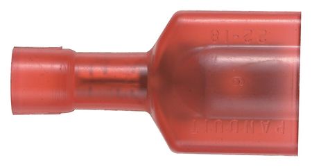 PANDUIT Male Disconnect, Red, 22-18AWG, PK50 DNF18-250FIM-L