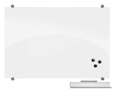 Mooreco 24"x36" Magnetic Glass Whiteboard, Gloss 83843