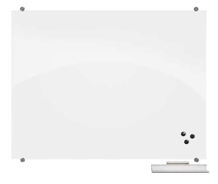 Mooreco 36"x48" Magnetic Glass Whiteboard, Gloss 83844