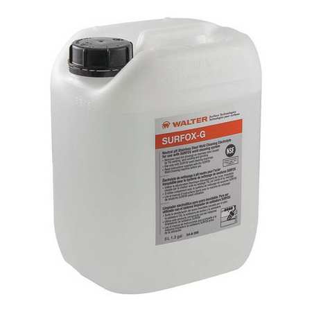 Walter Surface Technologies Weld Cleaning Solution, 1.3 gal. 54A066