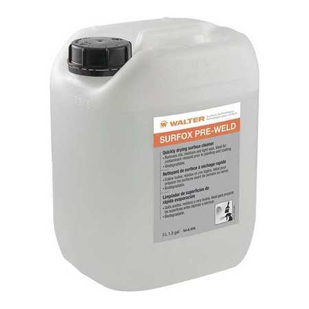 WALTER SURFACE TECHNOLOGIES Light Surface Cleaner, 1.3 gal. 54A076
