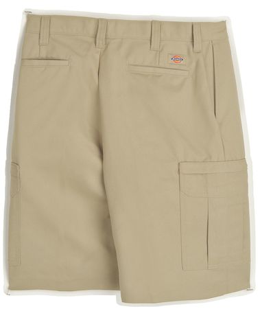 Dickies Cargo Shorts, Poly/Cotton Twill, Khaki, 34 LR542DS-34