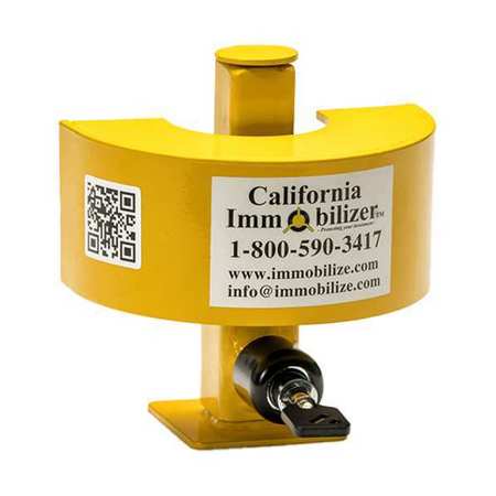 California Immobilizer Universal Coupler Lock, Yellow G00109
