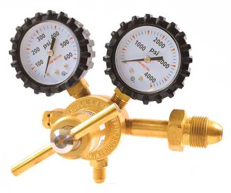 Uniweld Specialty Gas Regulator, Single Stage, CGA-580, 20 to 400 psi, Use With: Nitrogen RHP400