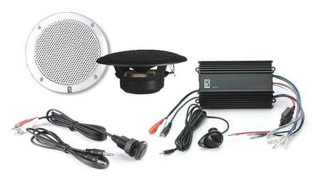 POLY-PLANAR Amplifier, 20W, Black, 1 Input MP3-KIT-4B
