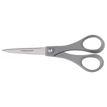 Fiskars Scissors, 7 In L, Gray, Ambidextrous 01-005037J