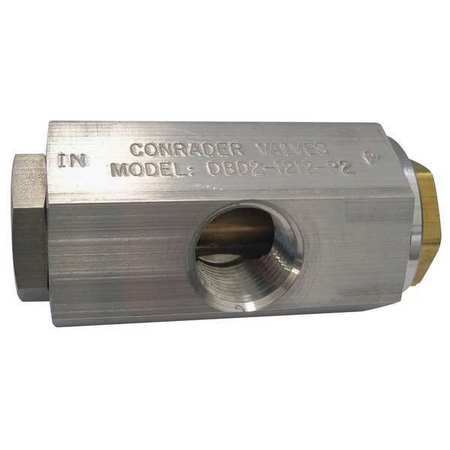 Conrader Blow Down Valve, 250 psi, 1/2in. NPT DBD2-1212