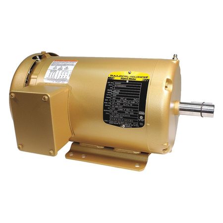 BALDOR-RELIANCE 3-Phase General Purpose Motor, 3 HP, 143T Frame, 208-230/460V AC Voltage, 3,450 Nameplate RPM EM3559T