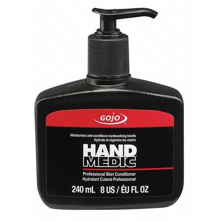 Gojo HAND MEDIC Skin Conditioner, Pump Bottle, 8 oz, Fragrance Free 8145-06