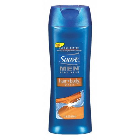 Suave Hair and Body Wash, 12 Oz., Masculine, PK6 CB370218