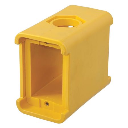 HUBBELL WIRING DEVICE-KELLEMS Electrical Box, 19 cu in, Outlet Box, 2 Gangs, Thermoplastic Elastomer HBL3080