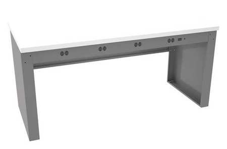 TENNSCO Electronic Work Bench, Laminate, 72" W, 33-1/2" Height, 1200 lb., Panel EB-1-3672P