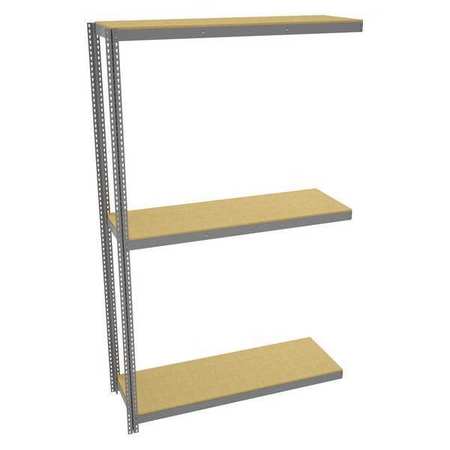 TENNSCO Boltless Shelving Unt, 72inWx24inDx120inH ZLE10-7224A-3D