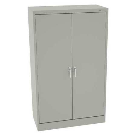 TENNSCO 24 ga. Carbon Steel Storage Cabinet, 36 in W, 60 in H, Stationary 6018DHLG
