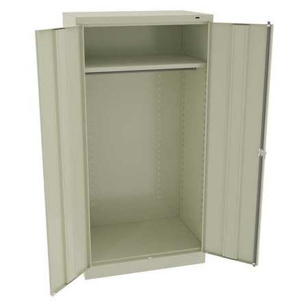 Tennsco 24 ga. Steel Storage Cabinet, 36 in W, 72 in H 7124PY