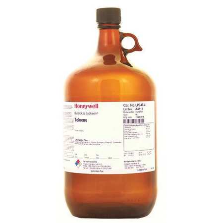 HONEYWELL BURDICK & JACKSON Toluene, 4L, ACS GRADE, C6H5CH3, PK4 LP347-4