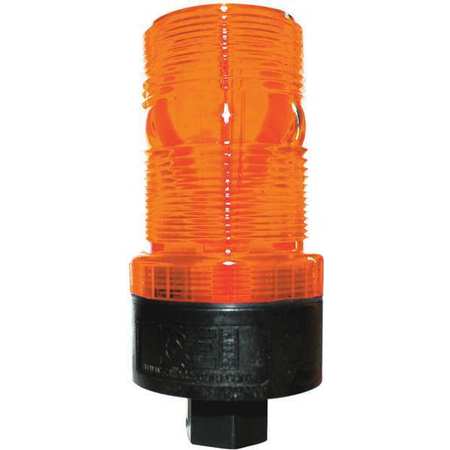 Railhead Gear Warning Strobe, Amber, LED, 120VAC M490-LED A