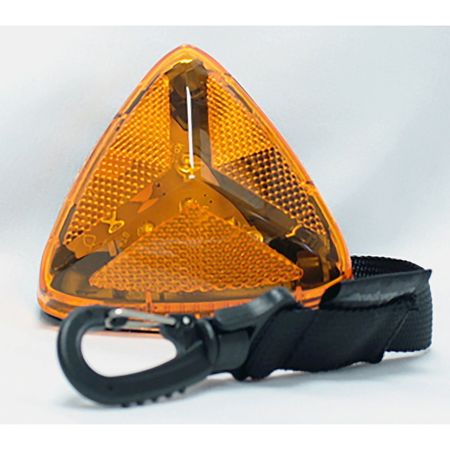 Railhead Gear Warning Light, Amber, LED, 2 AA Batteries M25-A