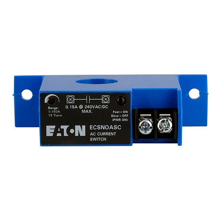 EATON Current Sensing Rly, 1to150A, Self Powered ECSNOASC