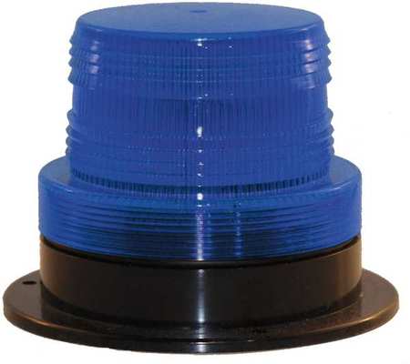 Railhead Gear Warning Strobe, Blue, LED, 12 to 90VDC M7600-LED B