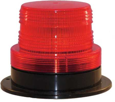RAILHEAD GEAR Warning Strobe, Amber, LED, 12 to 90VDC M7600-LED R