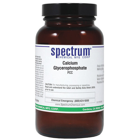 SPECTRUM Calcium Glycerophosphate, FCC, 125g CA147-125GM07