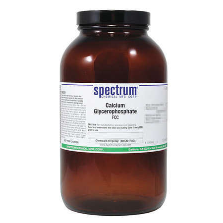 SPECTRUM Calcium Glycerophosphate, FCC, 500g CA147-500GM10